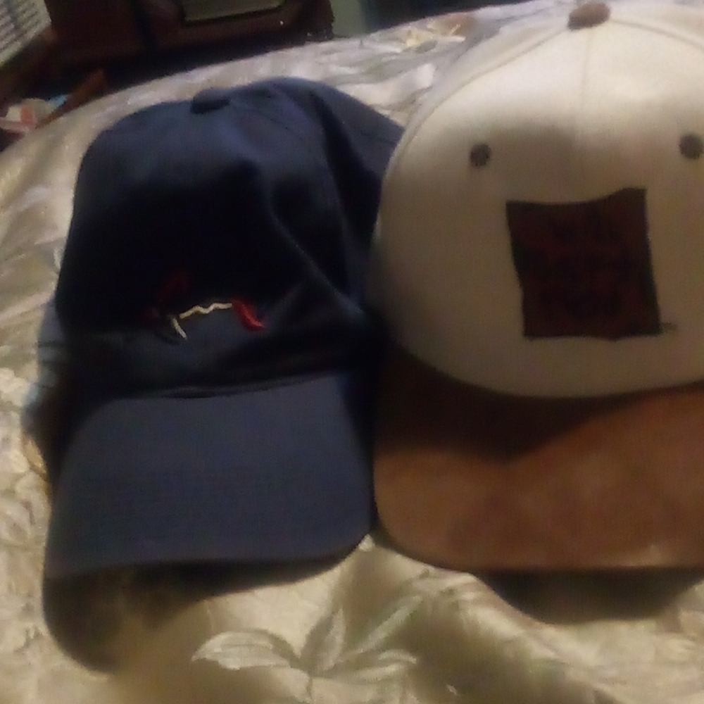 1greg norma cap and 1 kc cap